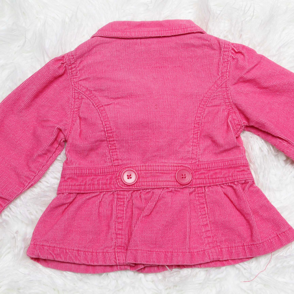 girls pink jacket with embroidery size 24M - Picture 4 of 4